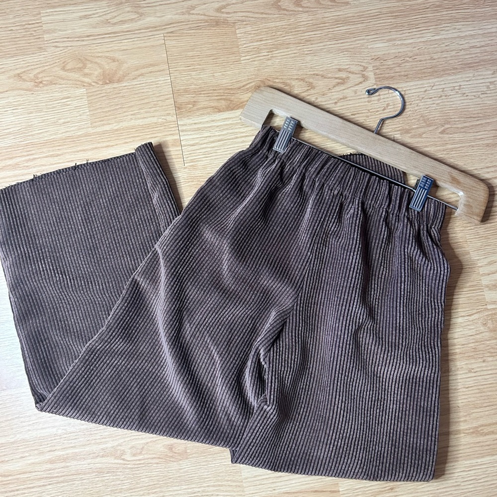 BDG womens brown corduroy straight leg pants